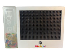 Lite-Brite Magic Screen w/Multiple Light Modes w/Pegs and Peg Case--No Templates