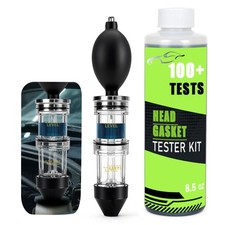Dual-Chamber Head Gasket Tester Kit,Accurately and Quickly Detects Leaks in H...