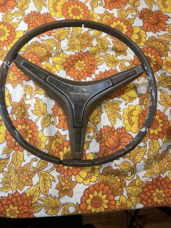 1971 1972 1973 1974 carrocería B volante marrón Mopar Dodge Plymouth Charger OE Foto 2 de 4