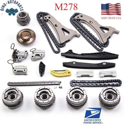 4.7L Timing Chain & VVT Sprockets Kit For M278 Mercedes CLS500 GLE500 E500 ML500