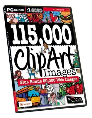 115,000 Clip Art Images (plus Bonus 50,000 Web Images), 115,000 Clip Art Images,