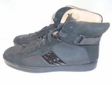 Bally Mens Ariel Black Strap hi top Sneakers Size 8.5 D