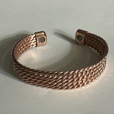 Copper Cuff Bracelet 5 Twisted Rope Arthritis Natural Cure