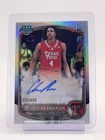 CHRISTIAN ANDERSON 2025-26 BOWMAN CHROME U 1ST REFRACTOR AUTO /499 Q2045