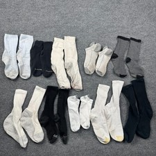 "Bulk Lot 10 Pairs Men's Athletic Socks Mixed Bundle - Gold Toe Hanes Reebok