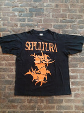 RARE VINTAGE SEPULTURA Roots Tour T-Shirt 1996 Double Sided gift for fan PA4739