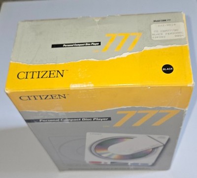 1988 Vintage Citizen CBM777 Compact Disc Player Digital Audio Made
