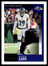 2020 Score #52 Brandon Carr - Baltimore Ravens
