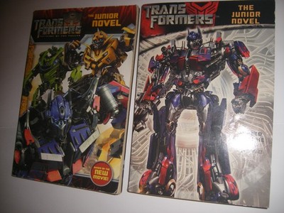 Transformers: The Junior Novel - 0060888350, + Revenge of the Fallen Lot 2 GOOD