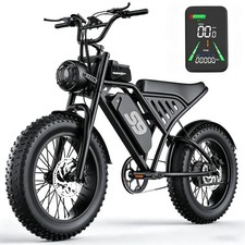 16" FAT TIRE ADULTS ELECTRIC BIKE 2500W 35MPH 48V 20AH MOUNTAIN EBIKE US