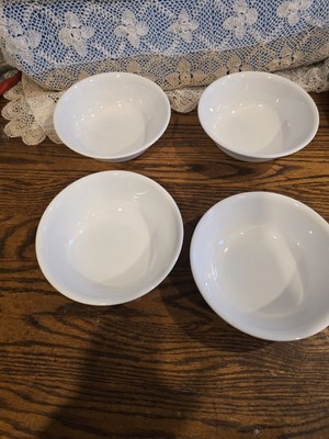 Corelle by Corning Winter Frost White Cereal/Soup Bowls Set of 4