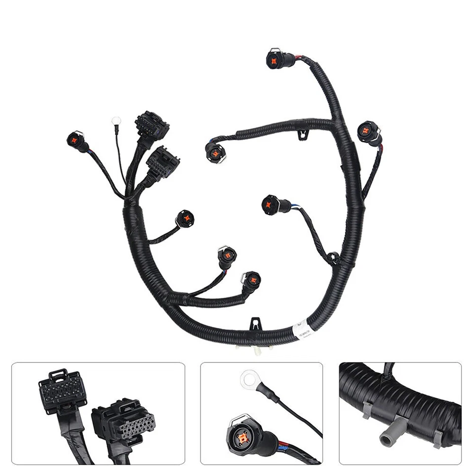 Powerstroke Fuel Injector Module Wiring Harness For Ford F250 F350 6.0L 2003-07 - Image 4 of 4