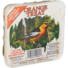 C S 11 Oz. Orange Treat Wild Bird Suet 100214304 Pack of 12 C S 100214304