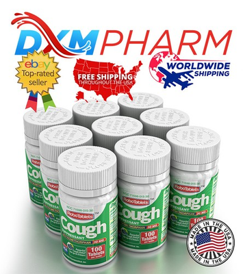 #ad 9 PACK Cough Suppressant 100 Tablets 30mg Dextromethorphan $163.99