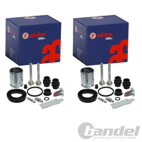 2X Autofren Bremssattel RAPARATUR-SATZ Hinten Passend FüR Audi A3 A4 TT CitroËN-image