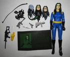 Super 7 Ultimates G.I. Joe Baroness blue outfit complete excellent