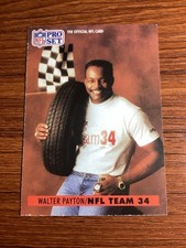 1991 Pro Set Special Inserts Walter Payton #PSC1 HOF