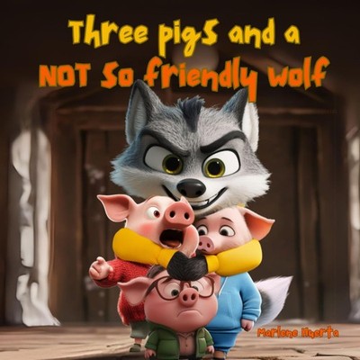 Three pigs and a not so friendly wolf