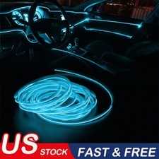 2m Ice-blue Led Car Interior Decor Atmosphere Wire Strip Light Lamp Accessories 2m Ice-blue Led Car Interior Decor Atmosphere Wire Strip Light Lamp Accessories