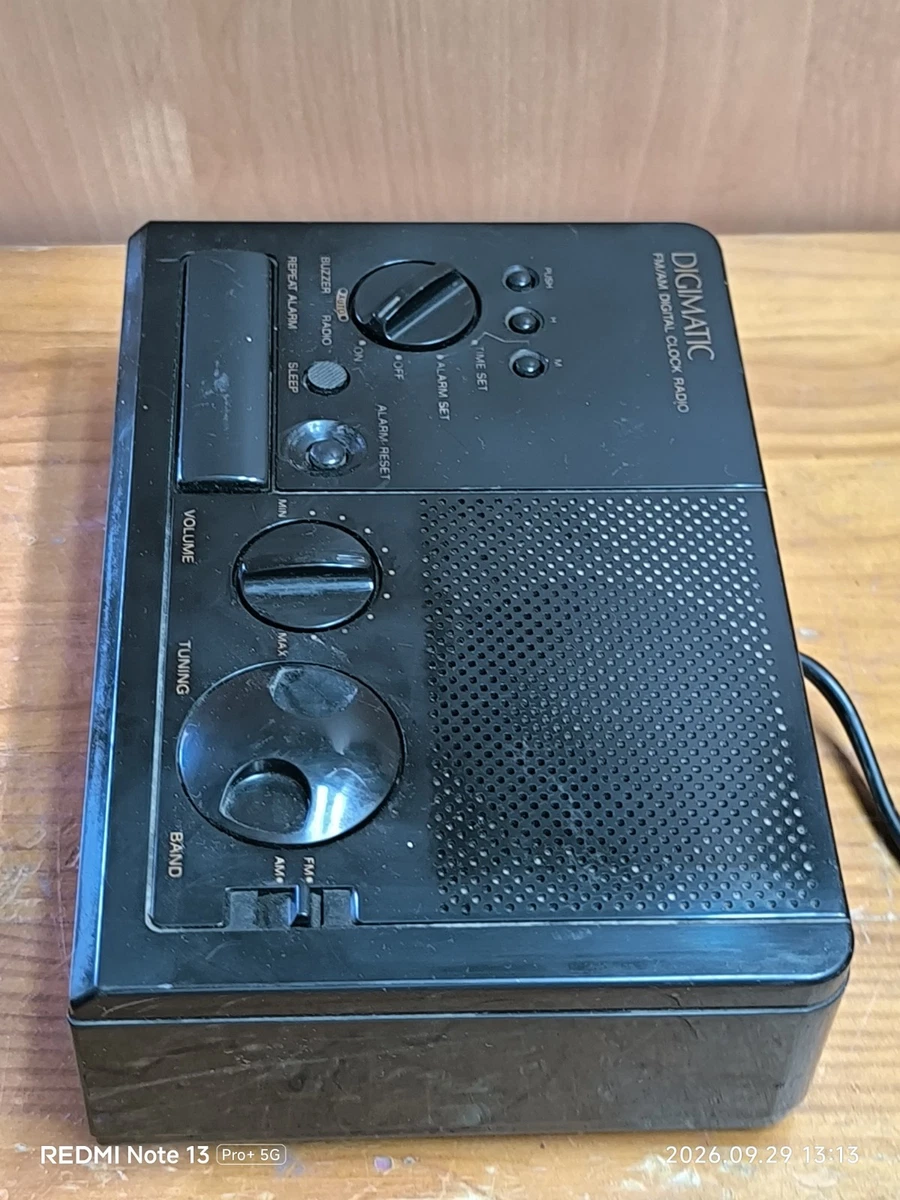 Sony Dream Machine ICF-C2W Vintage Digital Alarm Clock AM/FM Radio - Funciona