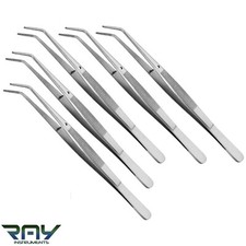 5 Premium Grade College/Cotton Dressing Pliers 6" Tweezers Dental Instruments CE