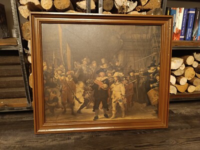 Ölgemälde von Rembrandt - The Night Watch