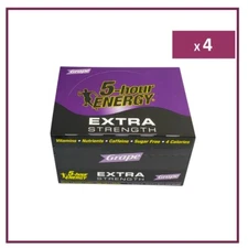 5-hour ENERGY Shots Extra Strength Grape, 1.93 Ounce, 48 Count  ( 4 dozens) 