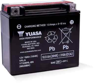 Yuasa High Performance Maintenance Free Battery YTX20HL-BS YUAM620BH