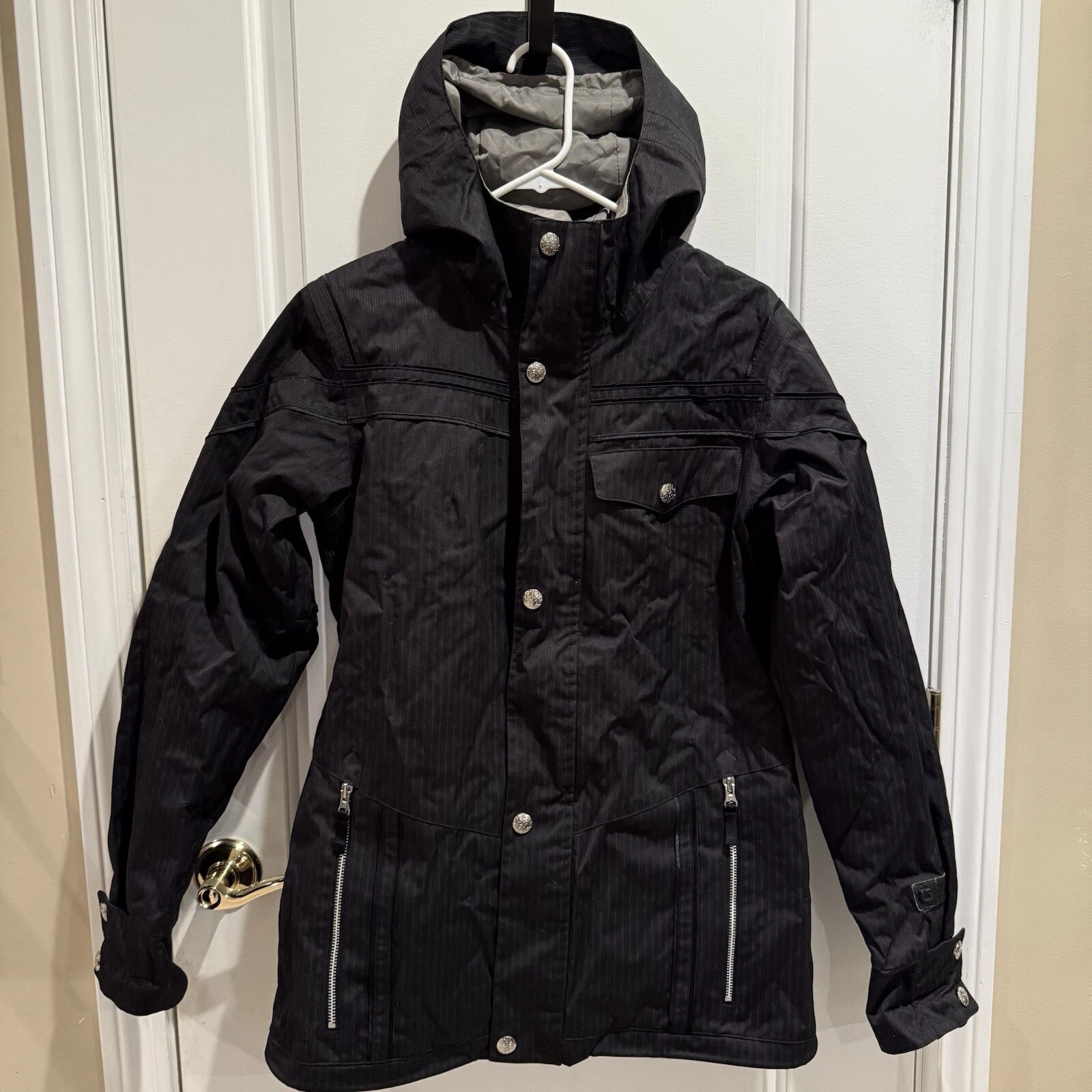 burton dryride document hooded shell winter ski snowboarding jacket