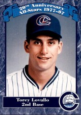 1997 Columbus Clippers 20th Anniversary All-Stars 16 Torey Lovullo Baseball Card