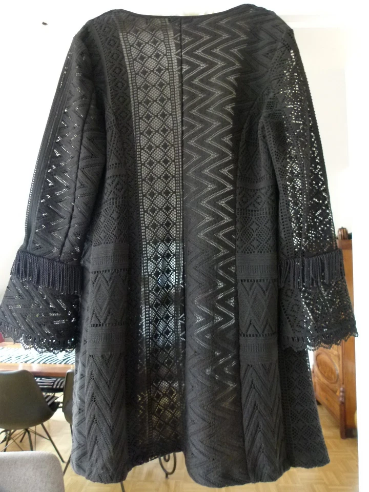BIBA by Escada Strickmantel, Longjacke Gr. M 38 wie neu Joseph Dear - Bild 3 von 4