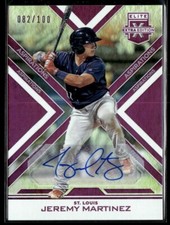 2016 Elite Extra Edition Jeremy Martinez Auto 082/100 St. Louis Cardinals #179