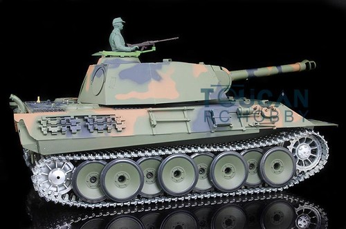 Henglong 7.0 1/16 Upgraded German Panther V RTR RC Tank 3819 Model Metal Tracks - Picture 10 of 12