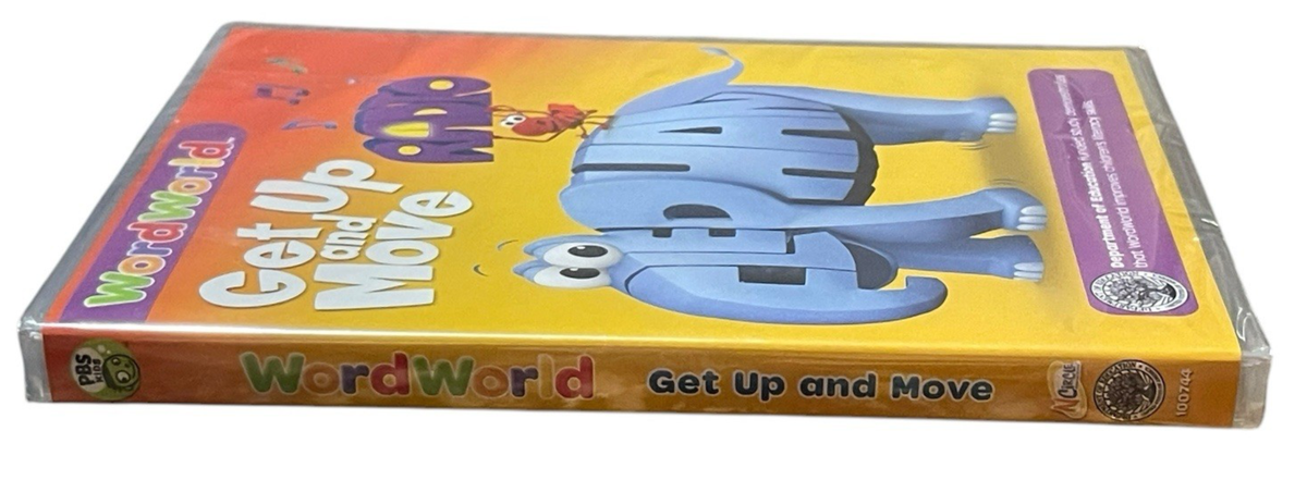 Word World Get Up and Move DVD NEW SEALED WordWorld Radio Elephant