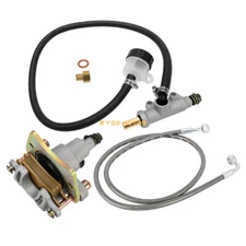 Rear Brake Caliper & Master Cylinder & Line Set for Polaris Trail Blazer 250 330