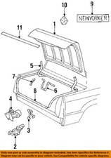 Componentes de tapa de maletero CHRYSLER OEM 88-97 Concorde - mango de tracción 4378281