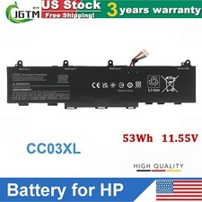 CC03XL 53Wh Battery For HP EliteBook 830 835 840 845 850 855 G7 G8 L78555-005 US