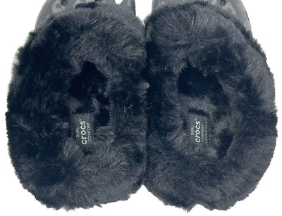 Crocs Mammoth Metallic Luxe Leopard Lined Clog Women's size 7