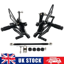 For Yamaha YZF-R6 1999-2002 CNC Adjustable Racing Rearsets Footrests Foot Pegs