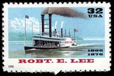 US Scott # 3091, Robert E. Lee Riverboat, 1996 32¢ Stamp, MNH