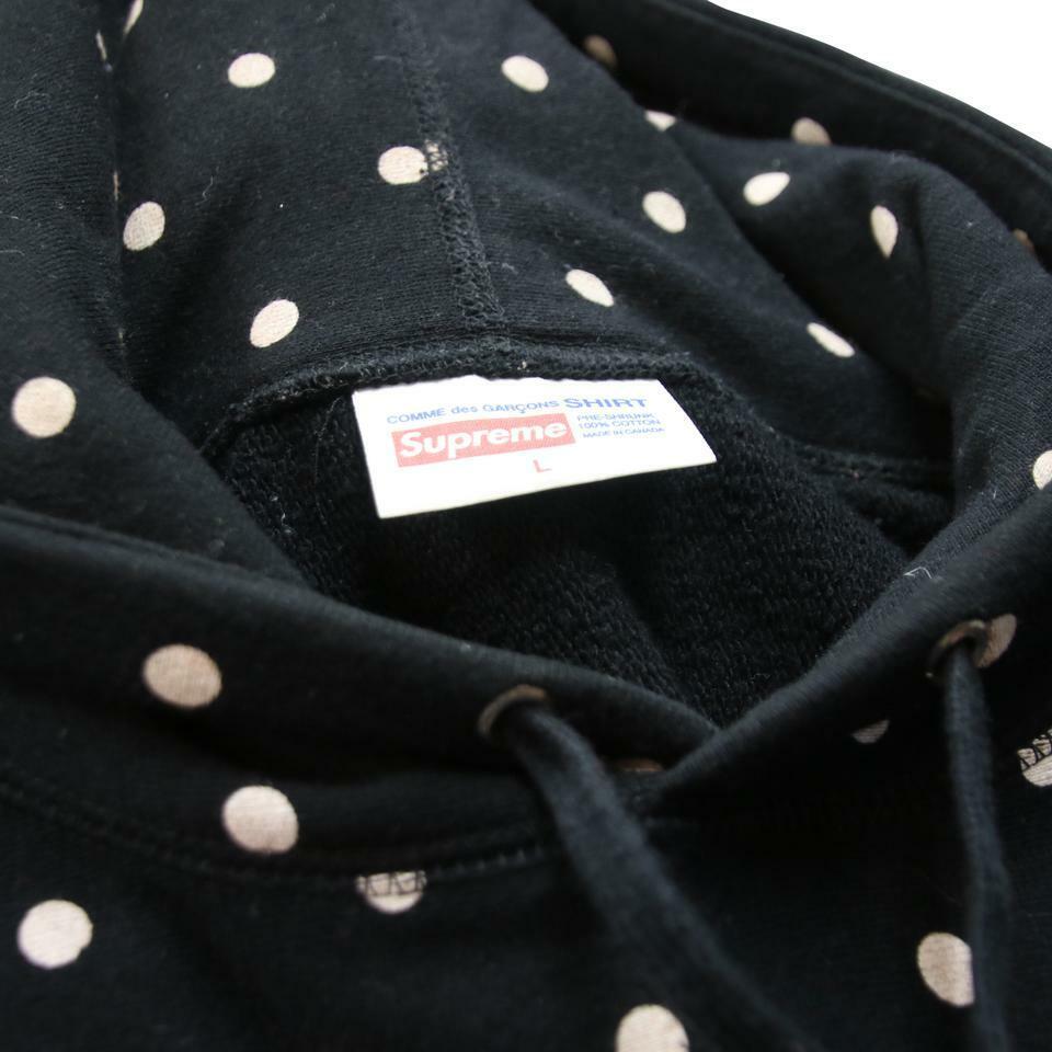 Supreme X COMME des GARÇONS Polka Dot Box Logo Sweatshirt Supreme X COMME des GARÇONS Polka Dot Box Logo Sweatshirt
