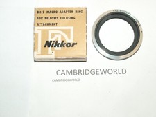 NIKON NIKKOR REVERSING RING NEW MADE by NIKON JAPAN METAL 52mm FILTER SIZE BR-2