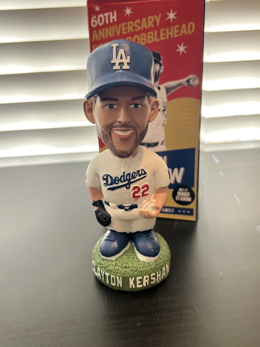 CLAYTON KERSHAW BOBBLEHEAD DODGERS STADIUM LOS ANGELES DODGERS NIB