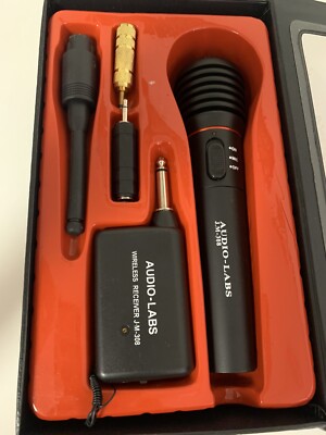 VTG Audio Labs Wireless Super Pro Microphone Complete w Receiver TESTED* RARE
