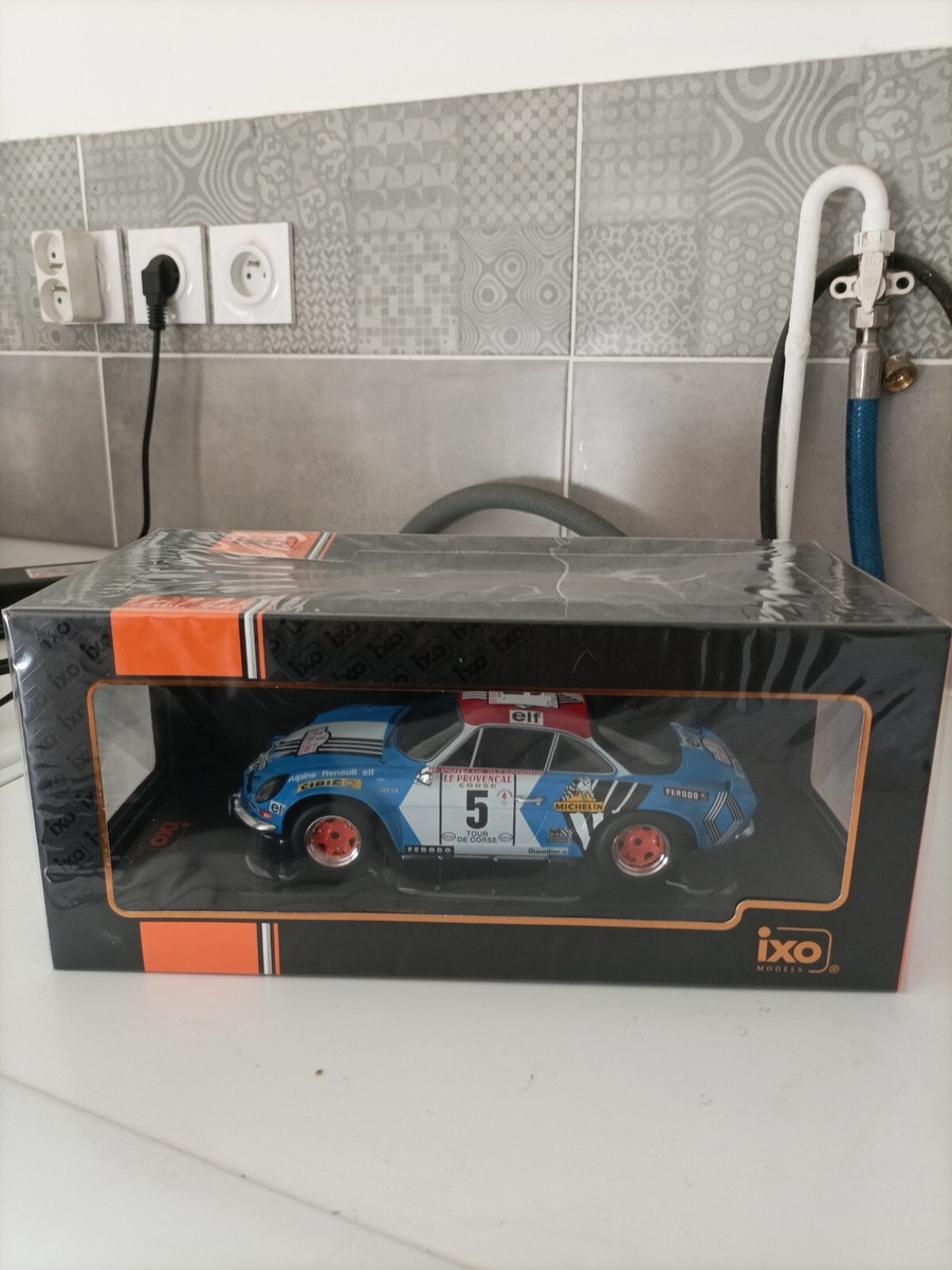Diecast model cars Alpine A110 1/18 Burago tour de corse 72