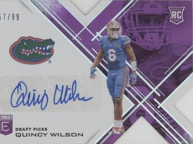 Status Purple Die-Cut Autographs