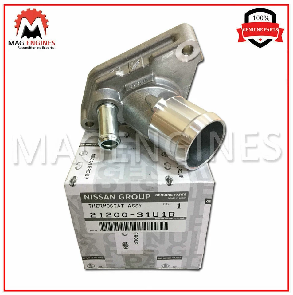 21200-31U1B GENUINE OEM THERMOSTAT W/GASKET FOR INFINITI M35/45 FRONTIER XTERRA - Imagem 2 de 4