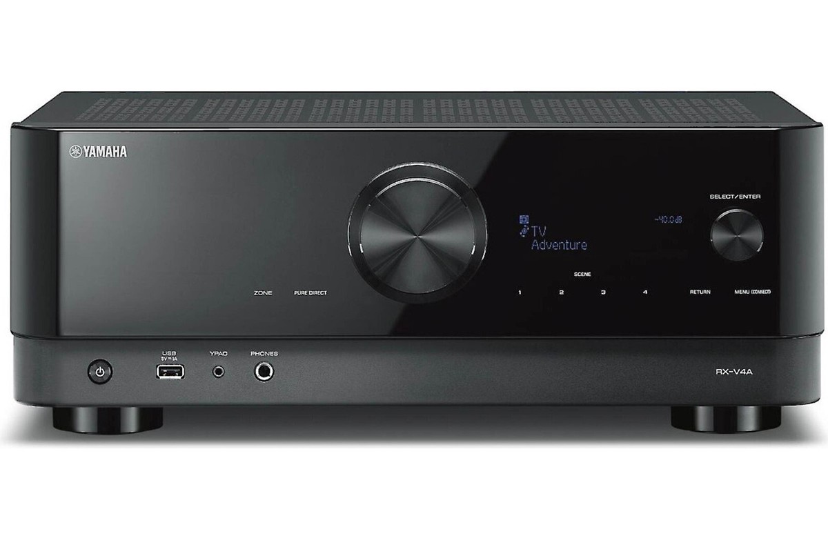 Yamaha RX-V4A 5.2-Channel AV Receiver | 8K HDMI – MusicCast – Wi
