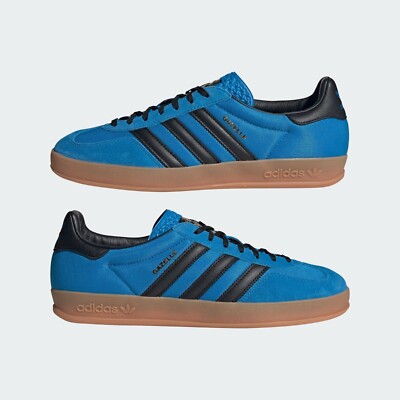 Adidas Originals Gazelle Indoor Men's Bright Blue Core Black