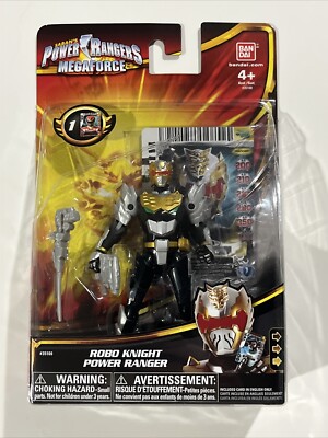 Power Rangers Megaforce Robo Knight Power Ranger with Bandai Card 2013 Bandai | eBay